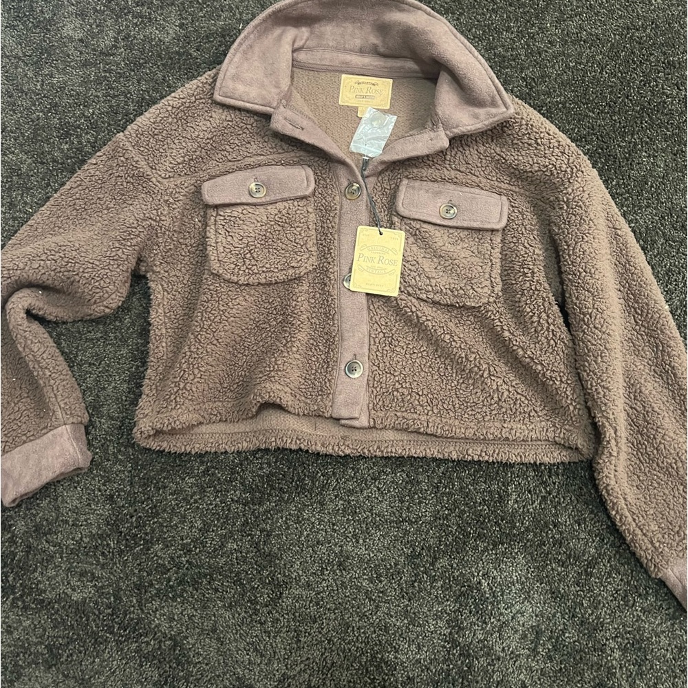 Brown fleece